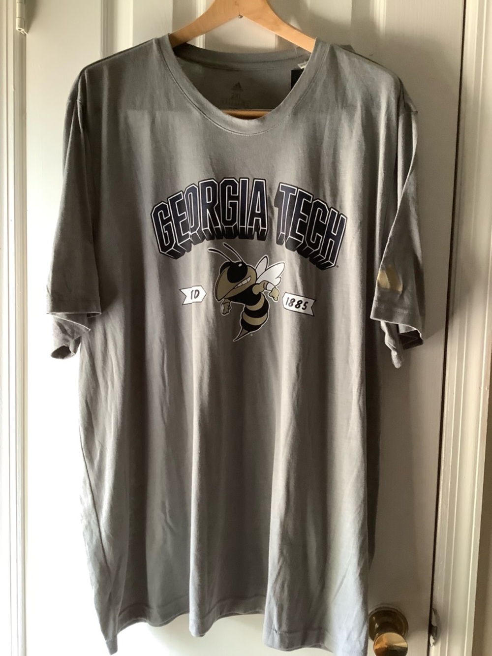 Adidas Georgia Tech, short sleeve men’s shirt 2 XL